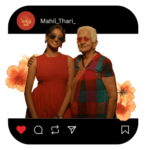 Mahil Thari founder Instagram card